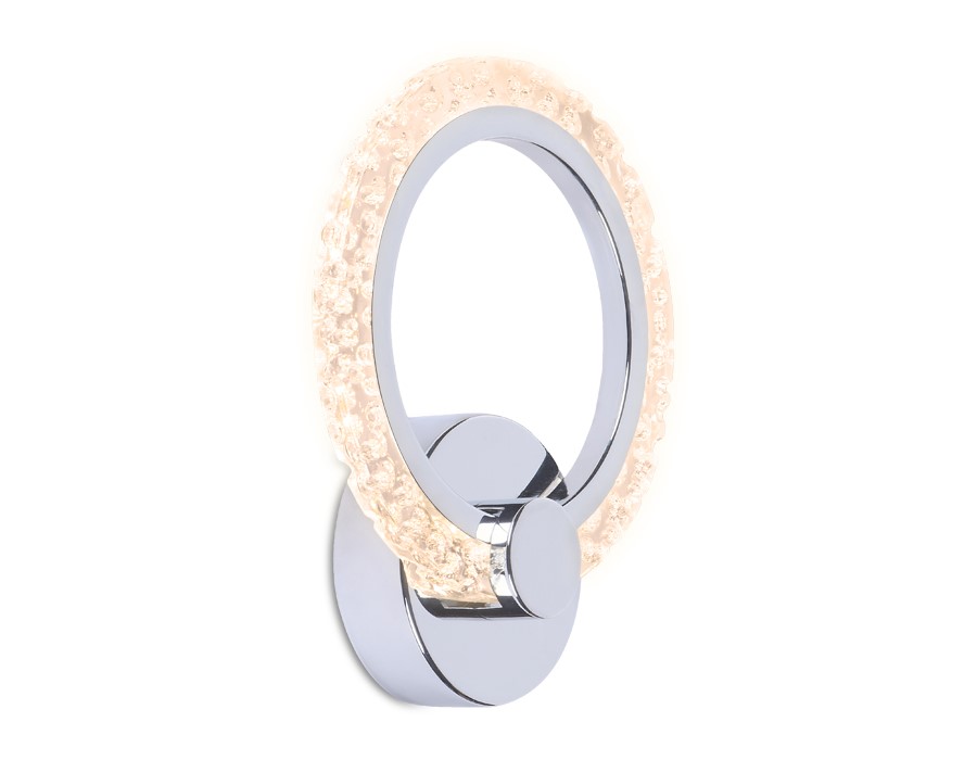 Настенный светодиодный светильник FA415 CH хром 6400K/3000K/4200K 12W 230*190*60