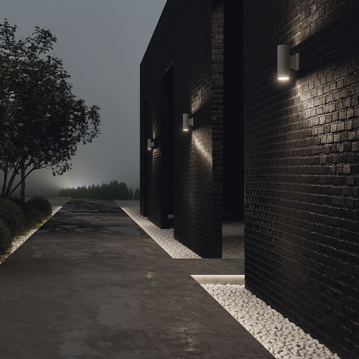 Настенный светильник уличный Bowery O574WL-02GR (o574wl-02gr)