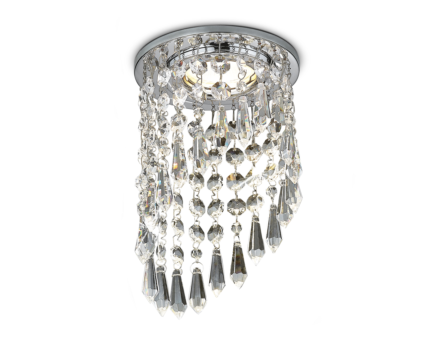 Встраиваемый точечный светильник MR16 с хрусталем K2247 CH/CL хром/прозрачный