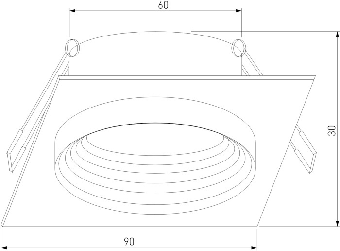 Встраиваемый светильник Elektrostandard Senso 2500601 GU10 белый (electrostandart_a064248)