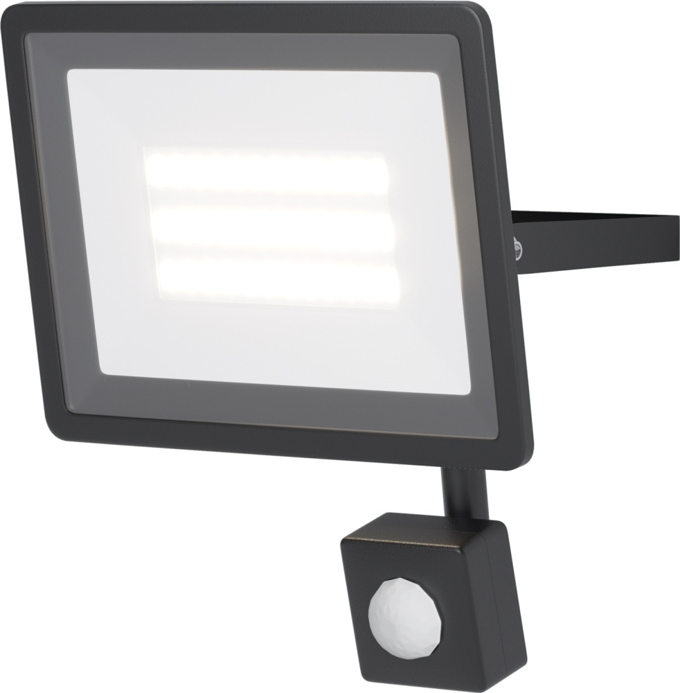 Прожектор уличный светодиодный с датчиком движения Maytoni Flood FL001-L30B6KSR (fl001-l30b6ksr)