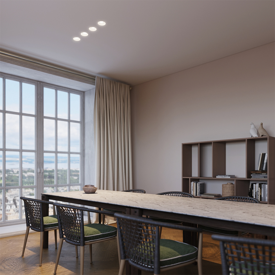 Встраиваемый светодиодный светильник под шпаклевку Strong mini White no dim 3000K (11154)