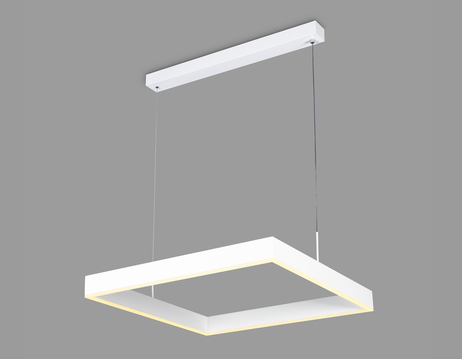 Подвесной светодиодный светильник с пультом управления FA6622 WH белый 65W 600*600*720 (ПДУ РАДИО 2.4G)