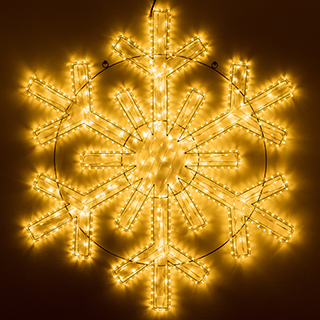 Фигура ARD-SNOWFLAKE-M11-1250x1200-604LED Warm (230V, 36.5W) (Ardecoled, IP65) 034261