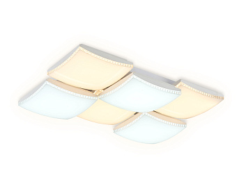 Потолочный светодиодный светильник с пультом FP2326 WH белый 216W 810*540*145 (ПДУ РАДИО 2.4)