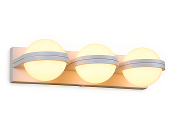 Настенный светодиодный светильник с выключателем FW557/3 SWH белый песок LED 3000K 15W 370*80*138