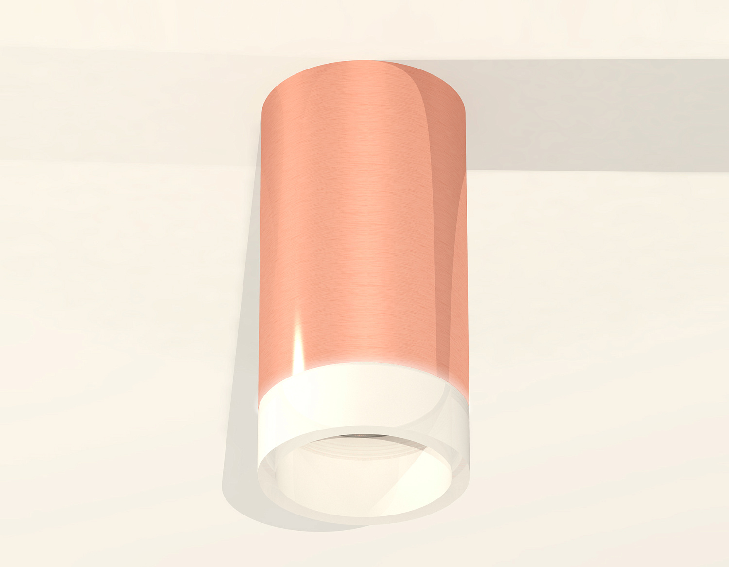 Комплект накладного светильника с акрилом XS6326021 PPG/FR золото розовое полированное/белый матовый MR16 GU5.3 (C6326, N6248)