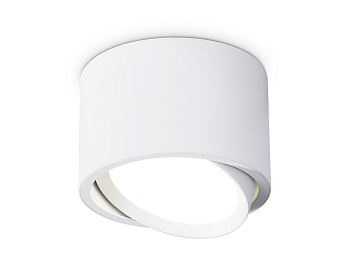 Накладной поворотный светильник GX53 TN6805 WH белый GX53 D100*65
