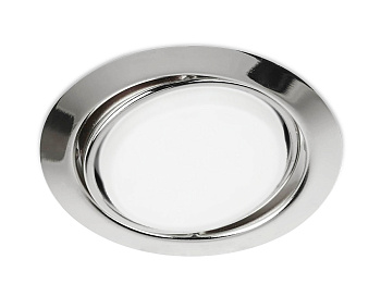 Встраиваемый потолочный точечный светильник GX53 G103 CH хром GX53 D120*40