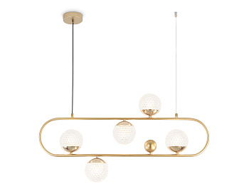 Подвесной светильник со сменной лампой TR5433/5 GD золото G9/5 max 40W 780*110*1000