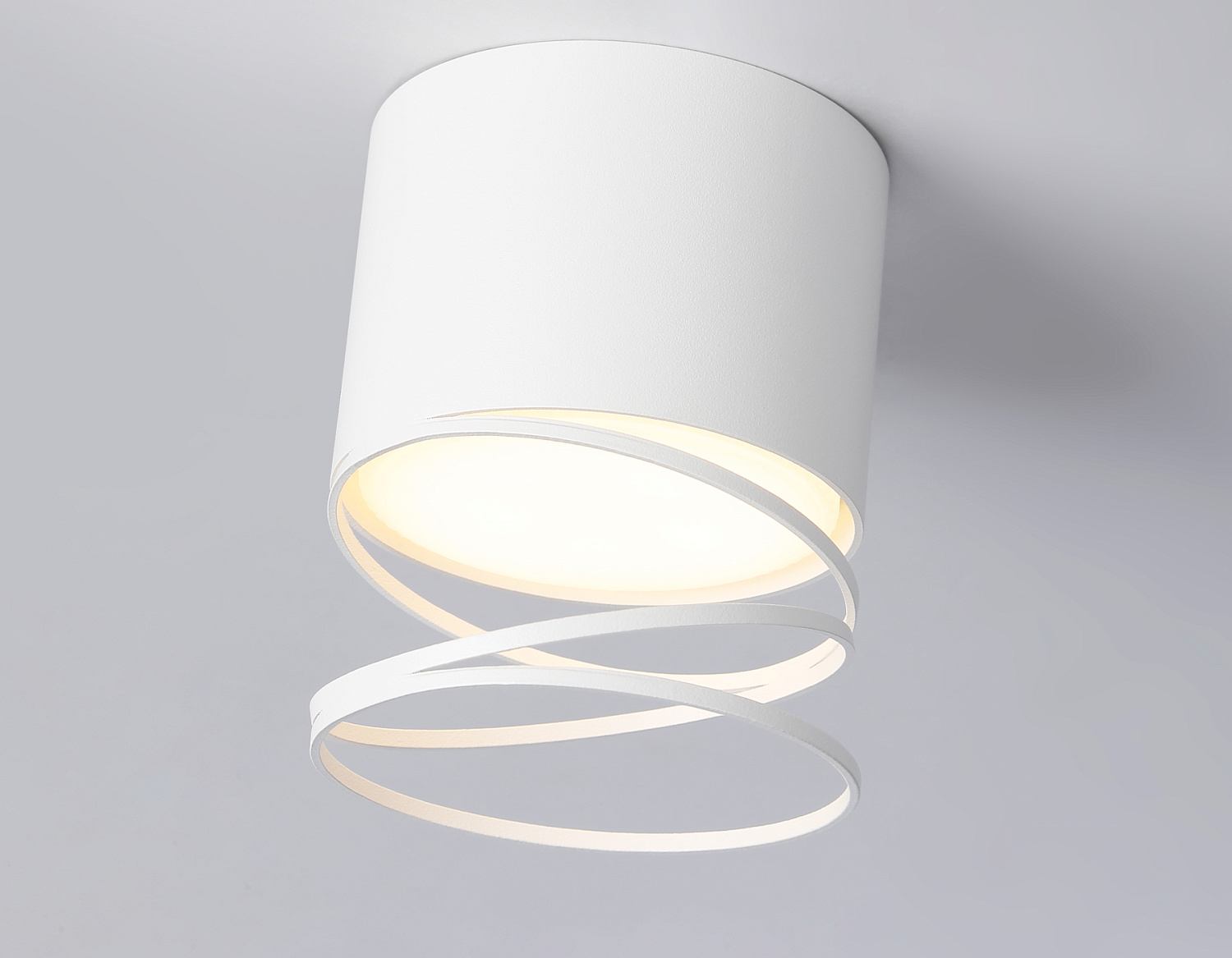 Светильник точечный накладной со сменной лампой GU10 TN71103 WH белый GX53 max 12W D82*110