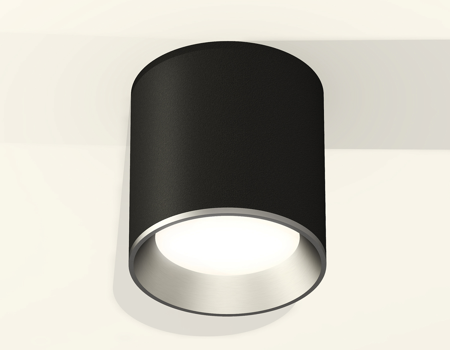 Комплект накладного светильника XS6302003 SBK/PSL черный песок/серебро полированное MR16 GU5.3 (C6302, N6104)