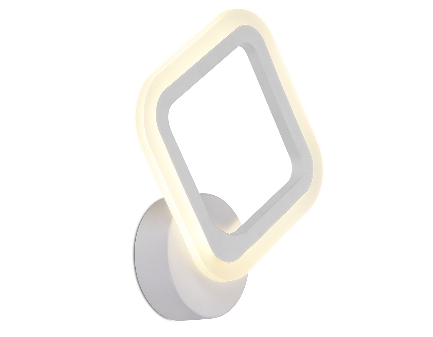 Настенный светодиодный светильник FA539 WH белый 6400K/3000K/4200K 15W 260*230*60