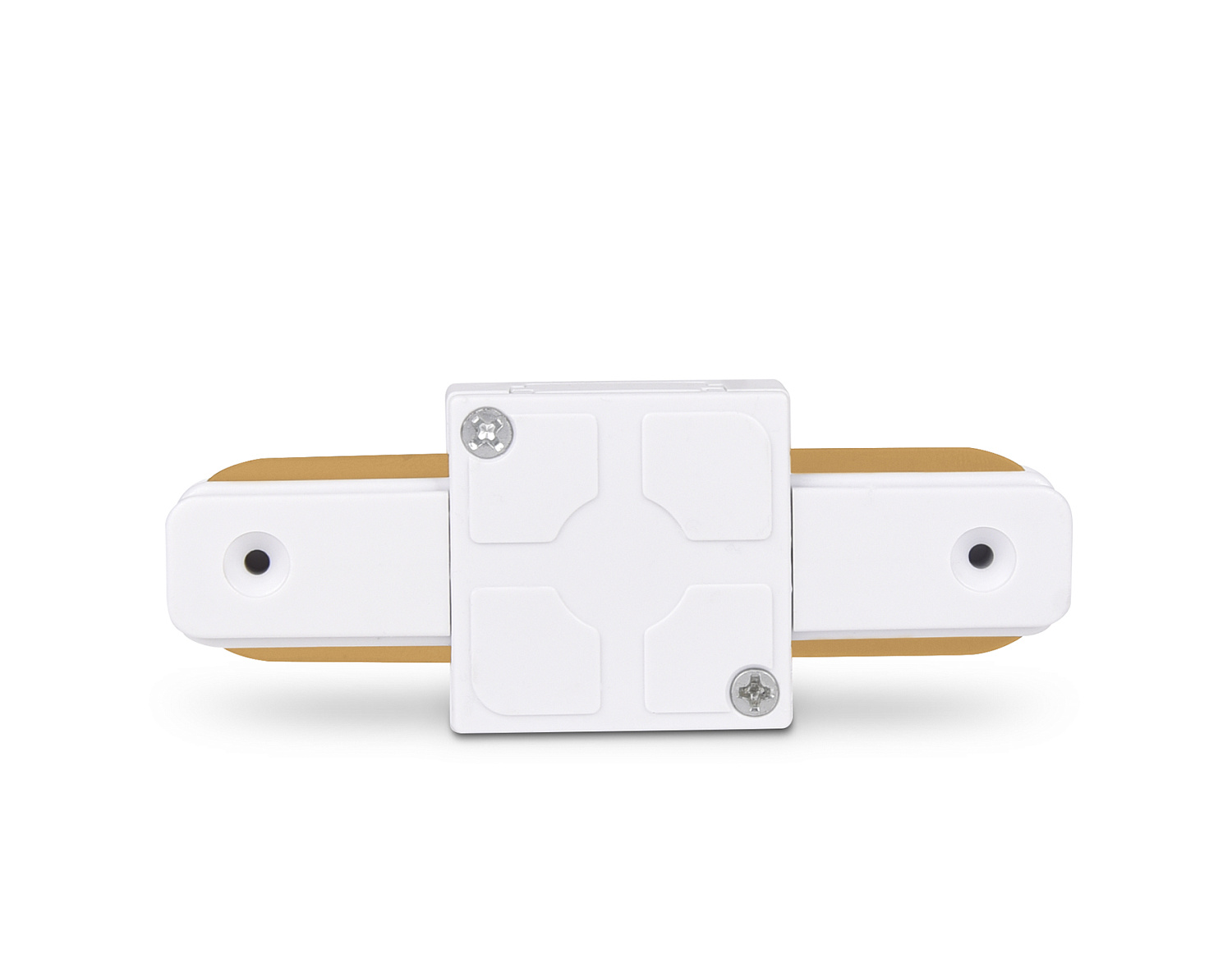 Коннектор прямой однофазный для соединения трековых шинопроводов GL7065 WH белый коннектор прямой однофазный для соединения трековых шинопроводов