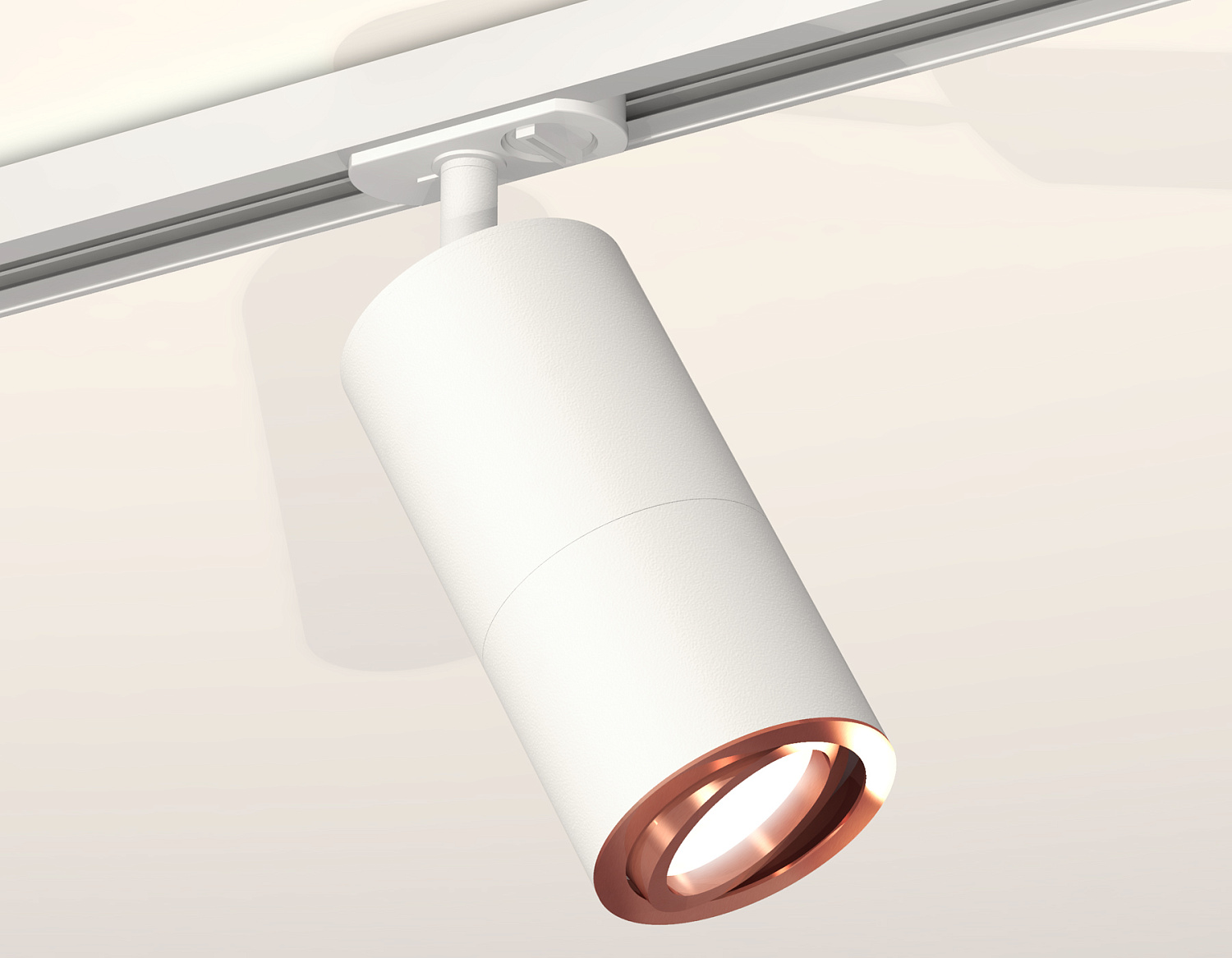 Комплект поворотного трекового светильника XT7401082 SWH/PPG белый песок/золото розовое полированное MR16 GU5.3