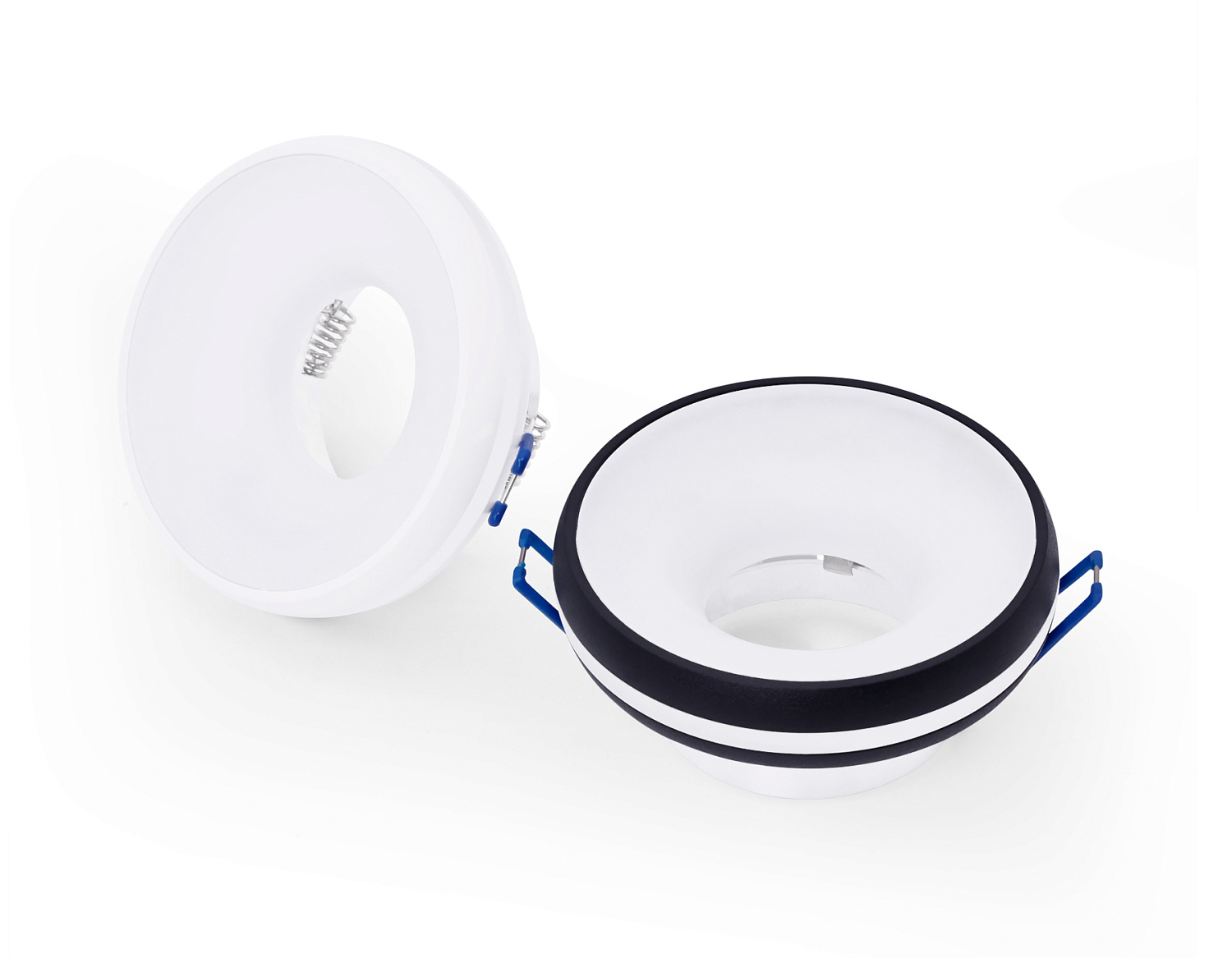 Встраиваемый точечный светильник MR16 с акрилом TN3322 SBK/FR черный песок/белый матовый GU5.3 D95*45