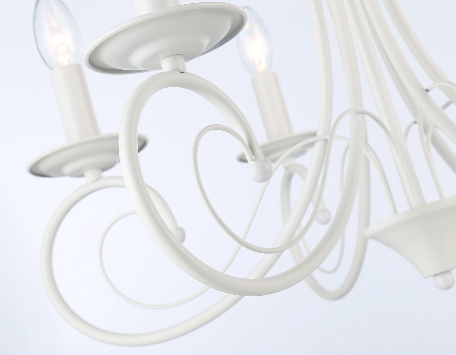 Подвесная люстра TR9611/6 WH белый E14/6 max 40W D560*650