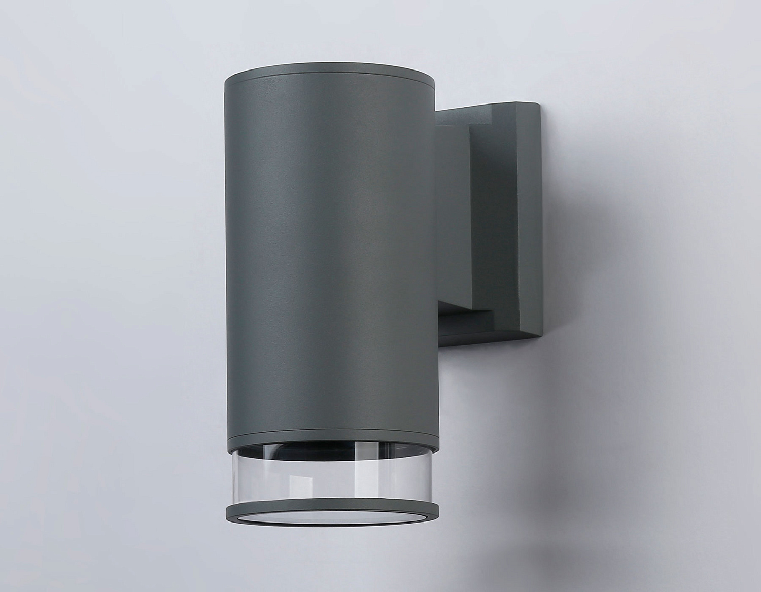 Уличный настенный архитектурный светильник ST3818 GR/CL серый/прозрачный IP54 GU10 max 35W 187*90*160