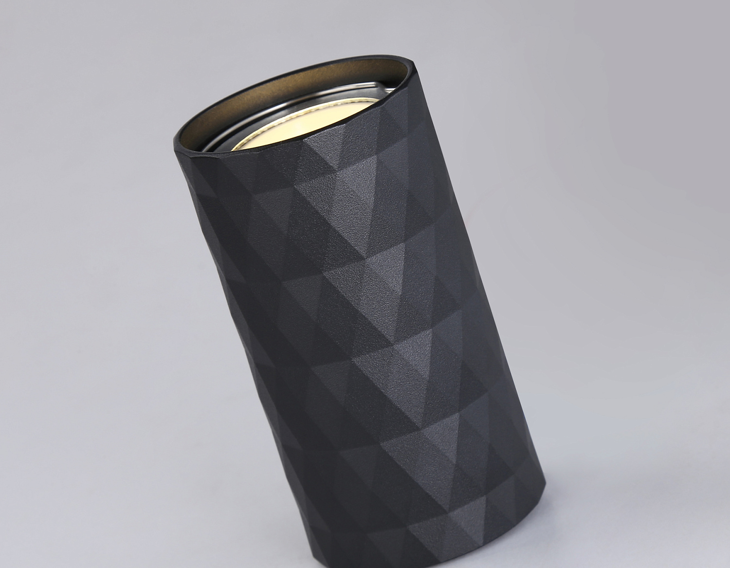 Светильник накладной со сменной лампой GU10 TN213183 BK черный GU10 max 12W D55*100