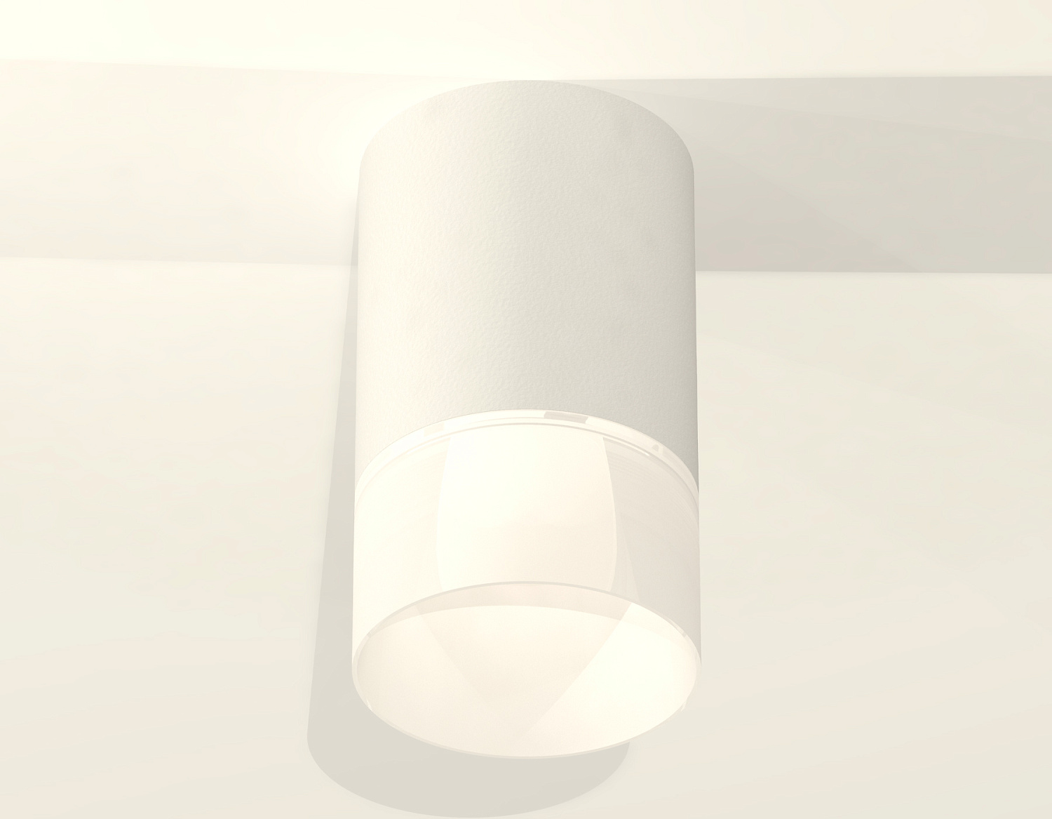 Комплект накладного светильника с акрилом XS7421025 SWH/FR белый песок/белый матовы MR16 GU5.3 (C7421, N7170)