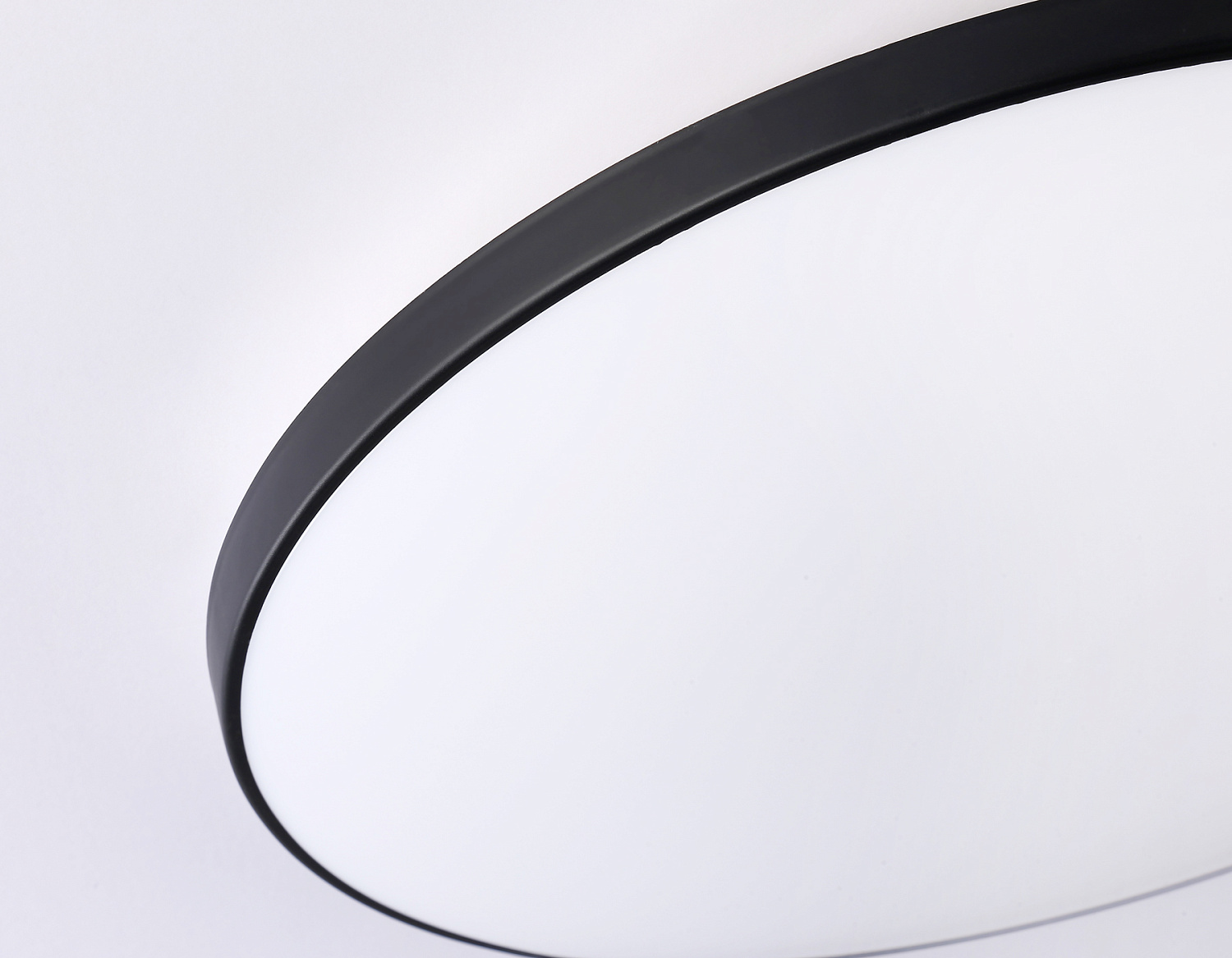 Потолочный светодиодный светильник FZ1226 BK черный IP44 24W 4200K D372*55 (Без ПДУ)