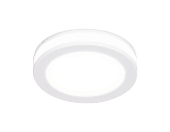 Встраиваемый светодиодный точечный светильник TN140 WH белый LED 4200K 7W D85*30