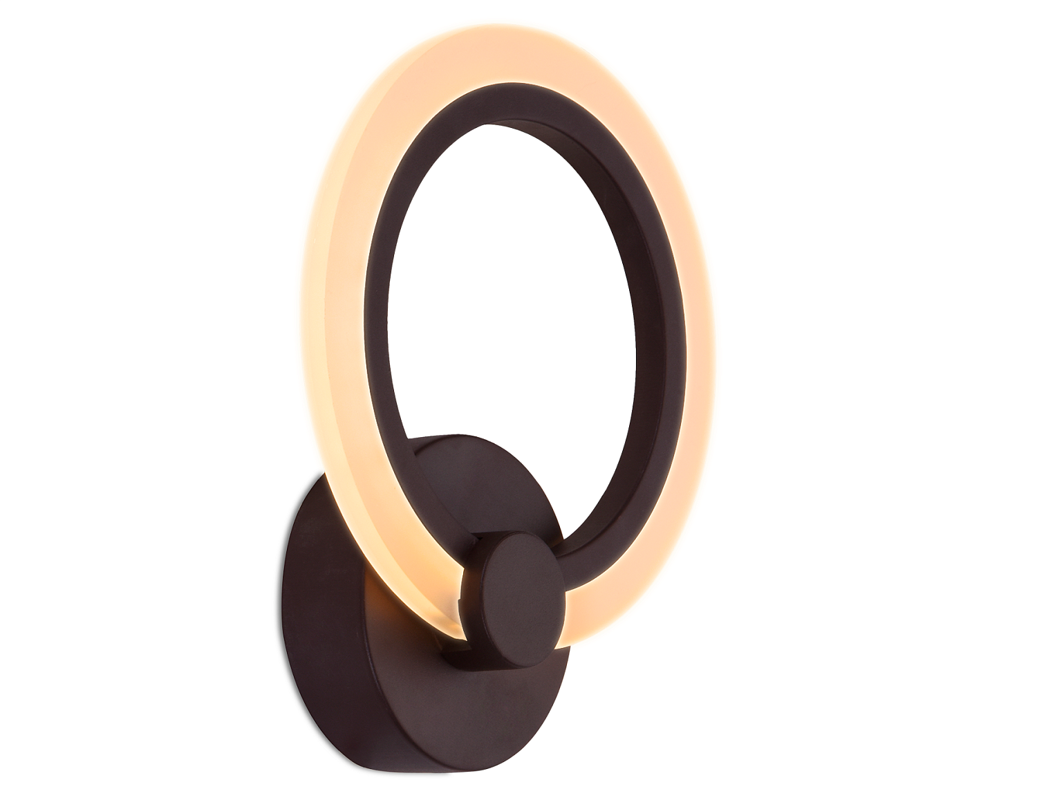 Настенный светодиодный светильник FA530 CF кофе 6400K/3000K/4200K 12W 230*190*60