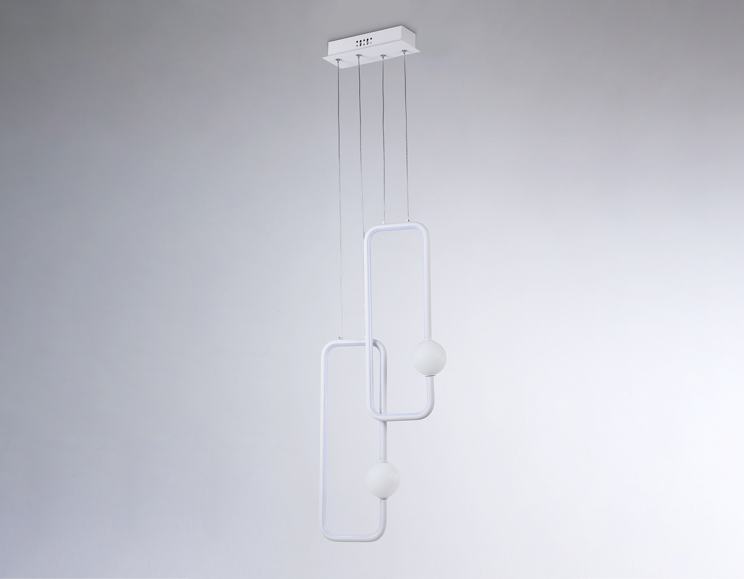 Подвесной светодиодный светильник FL66365/2 WH белый 38W 4200K 300*80*1200