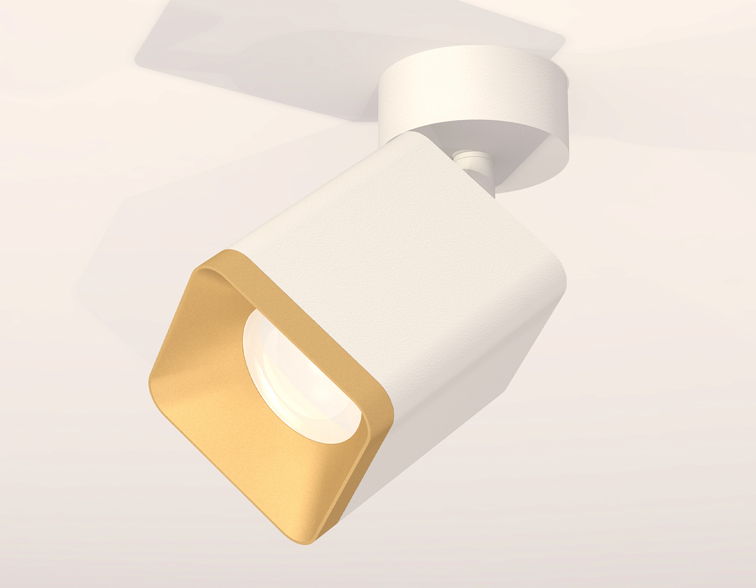 Комплект накладного поворотного светильника XM7812004 SWH/SGD белый песок/золото песок MR16 GU5.3 (A2202, C7812, N7704)