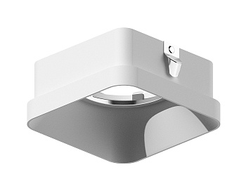 Насадка передняя для корпуса светильника с размером отверстия 70*70mm N7701 SWH белый песок 70*70*H35mm Out10mm MR16