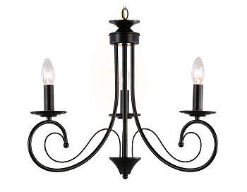 Подвесная люстра TR9606/3 BK черный E14/3 max 40W D560*650