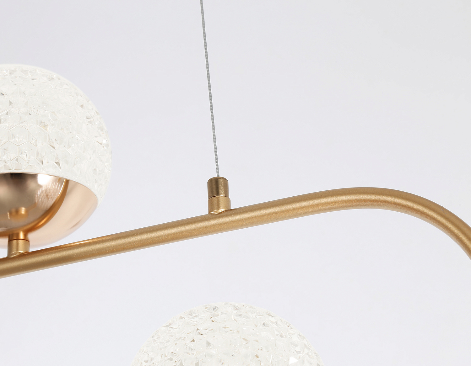 Подвесной светильник со сменной лампой TR5433/5 GD золото G9/5 max 40W 780*110*1000