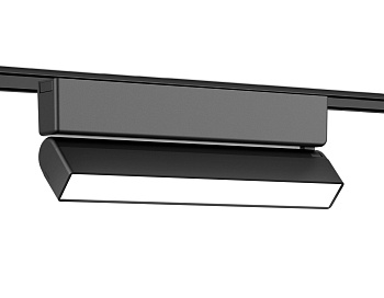 Светильник светодиодный трековый для шинопровода Magnetic Ultra Slim GV1486 BK черный IP20 10W 4200K 48V 230*26*80