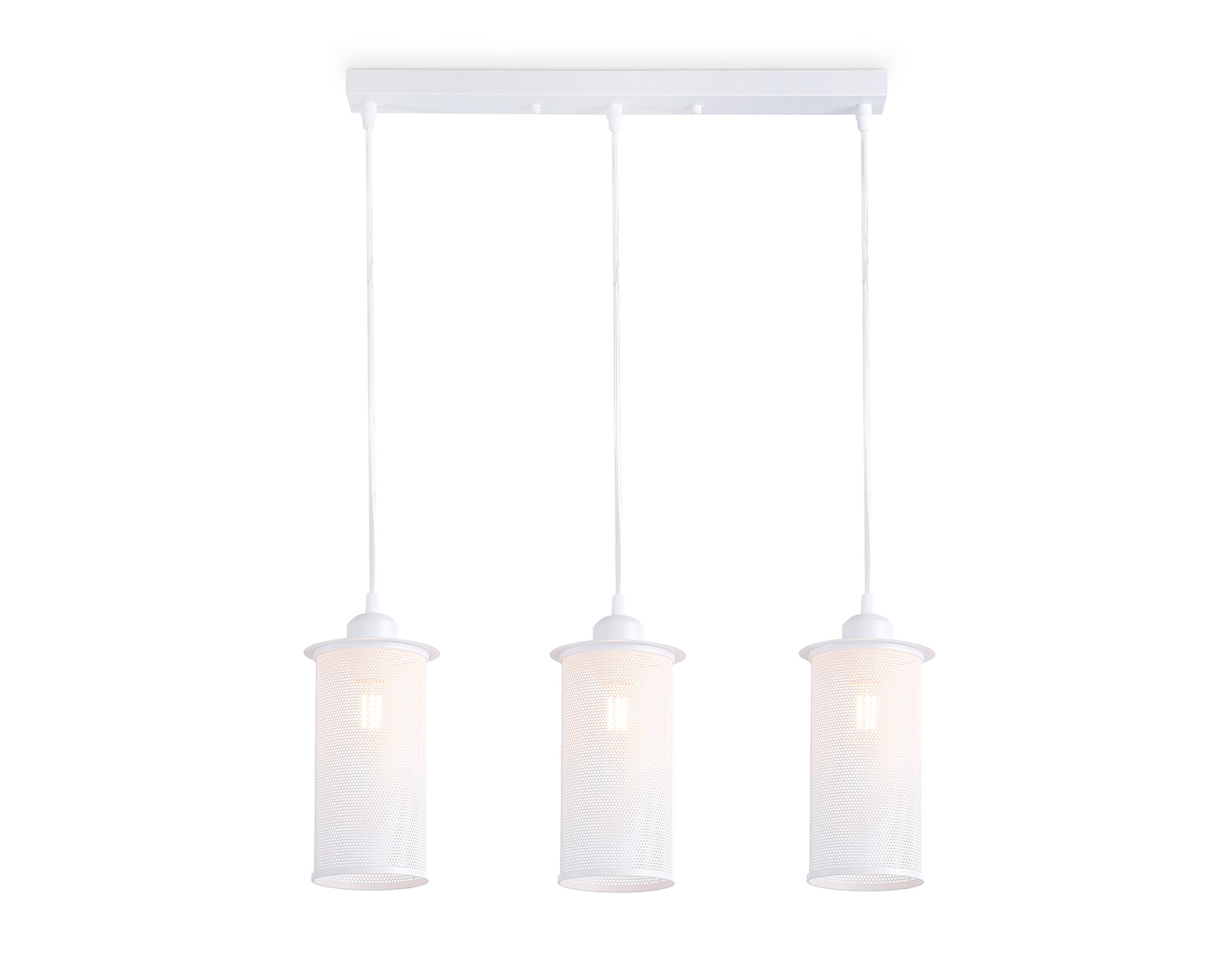 Подвесной светильник в стиле лофт TR8163/3 WH белый E27*3 max 40W 580*102*1060