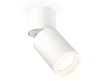 Комплект накладного поворотного светильника XM6312081 SWH/WH/FR белый песок/белый матовый MR16 GU5.3 (A2220, C6312, N6245)