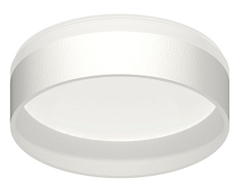 Насадка передняя для корпуса светильника с диаметром отверстия D85mm N8461 SWH/FR белый песок/белый матовый D85*H34mm Out30mm GX53