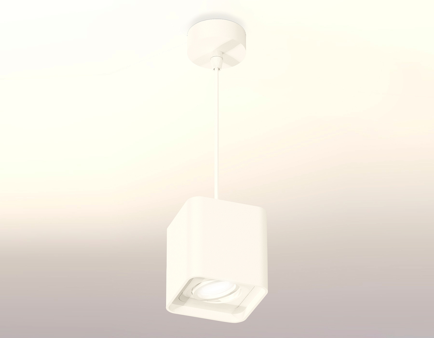 Комплект подвесного поворотного светильника XP7840003 SWH белый песок MR16 GU5.3 (A2310, C7840, N7710)