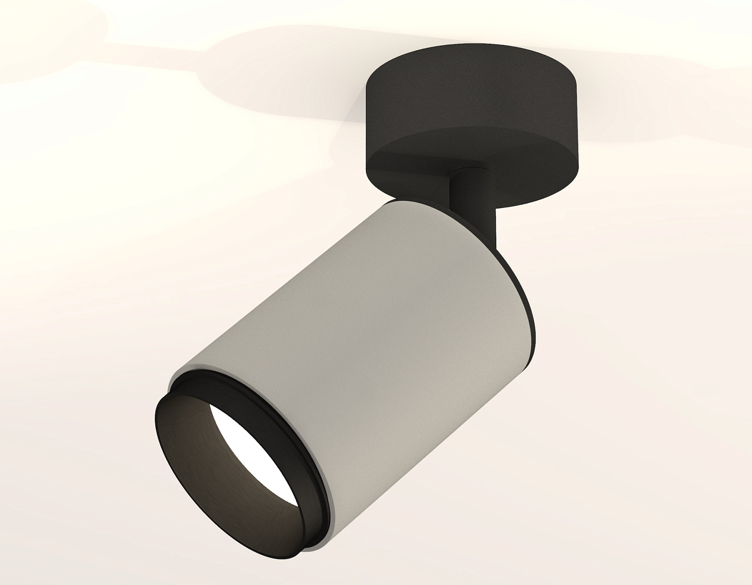 Комплект накладного поворотного светильника XM6314021 SGR/SBK/PBK серый песок/черный песок/черный полированный MR16 GU5.3 (A2210, C6314, N6121)
