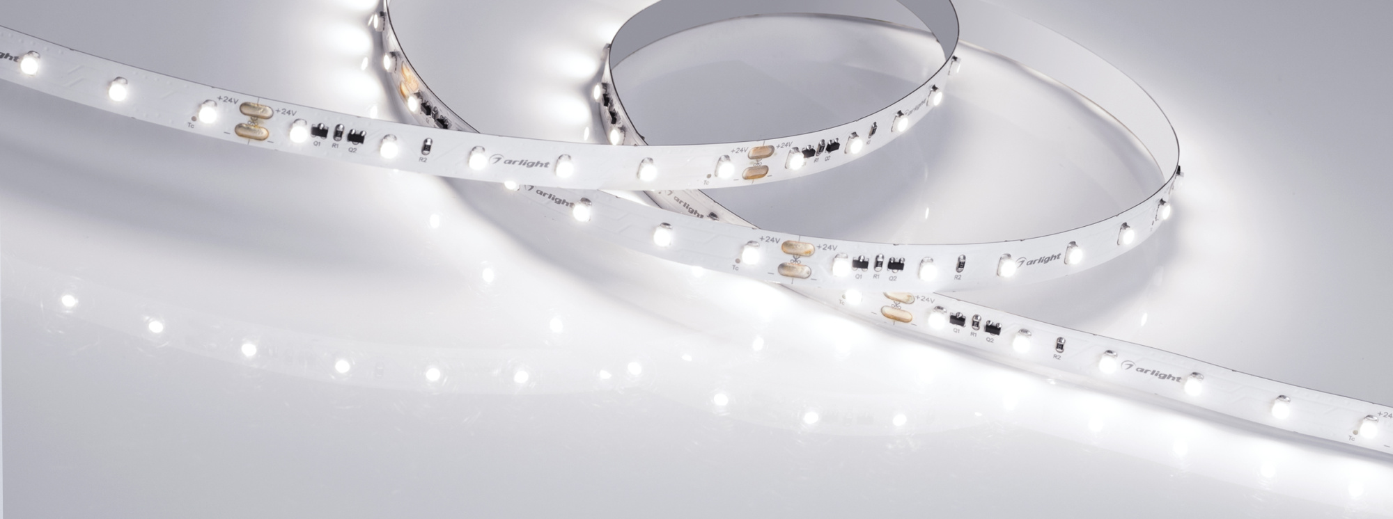 Лента RT-20000 24V White6000 (3528, 60 LED/m, 20m) (Arlight, 4.8 Вт/м, IP20) 025009