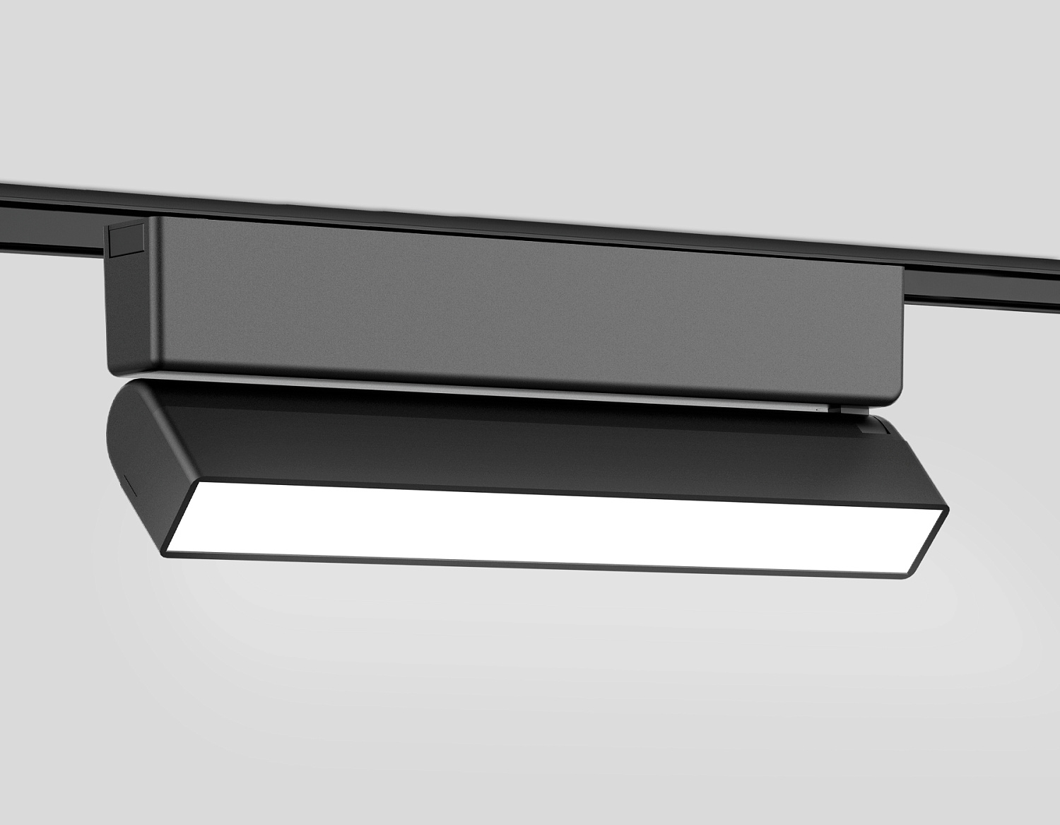 Светильник светодиодный трековый для шинопровода Magnetic Ultra Slim GV1486 BK черный IP20 10W 4200K 48V 230*26*80