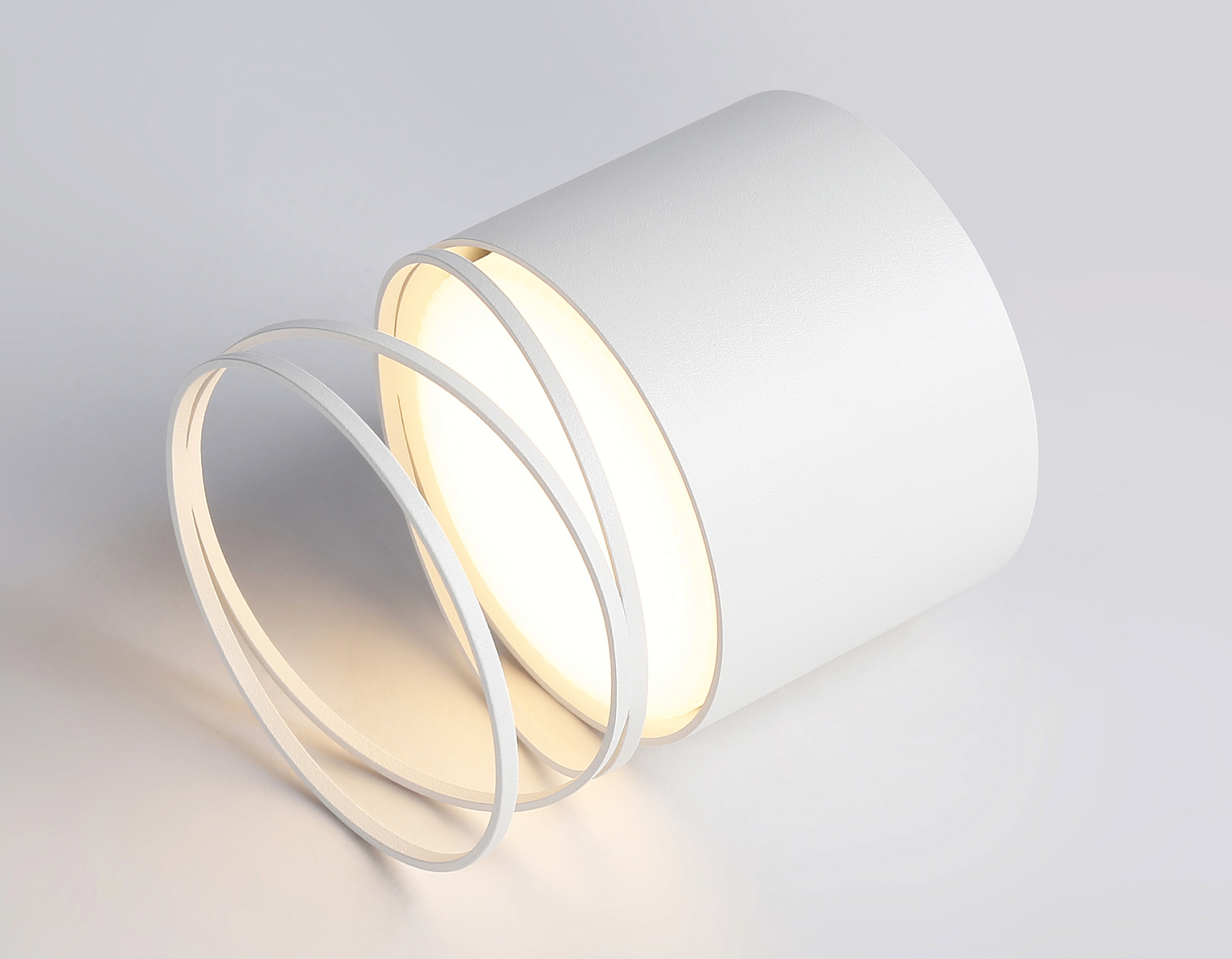 Светильник точечный накладной со сменной лампой GU10 TN71103 WH белый GX53 max 12W D82*110