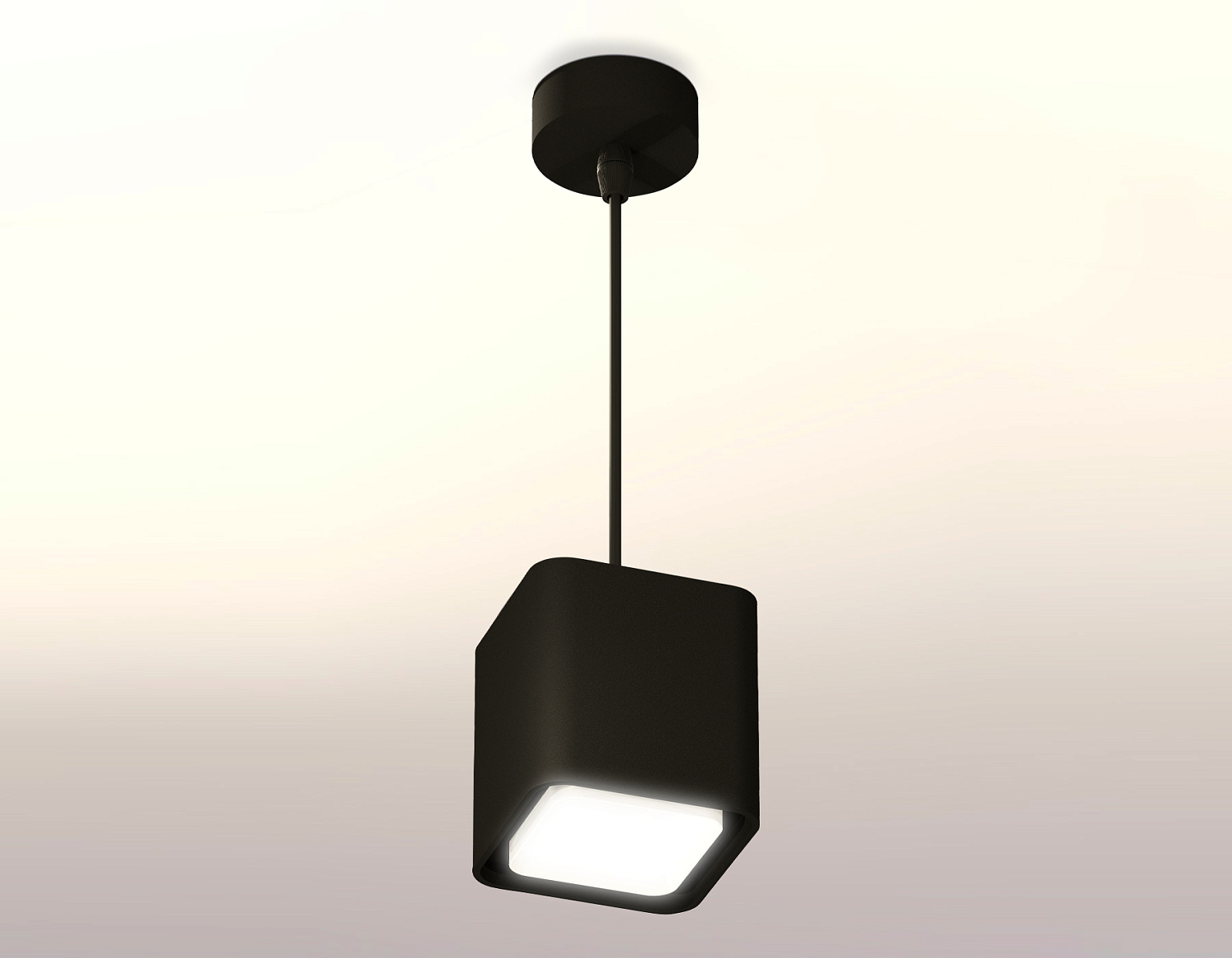 Комплект подвесного светильника с акрилом XP7841001 SBK/FR черный песок/белый матовый MR16 GU5.3 (A2311, C7841, N7755)