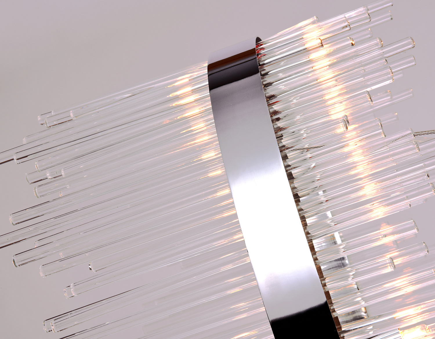 Подвесная люстра с хрусталем TR5353/10 CH/CL хром/прозрачный G9/10 max 40W D500*800