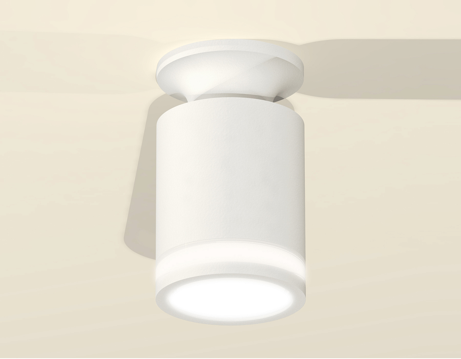 Комплект накладного светильника с акрилом XS6301106 SWH/FR белый песок/белый матовый MR16 GU5.3 (N6901, C6301, N6220)