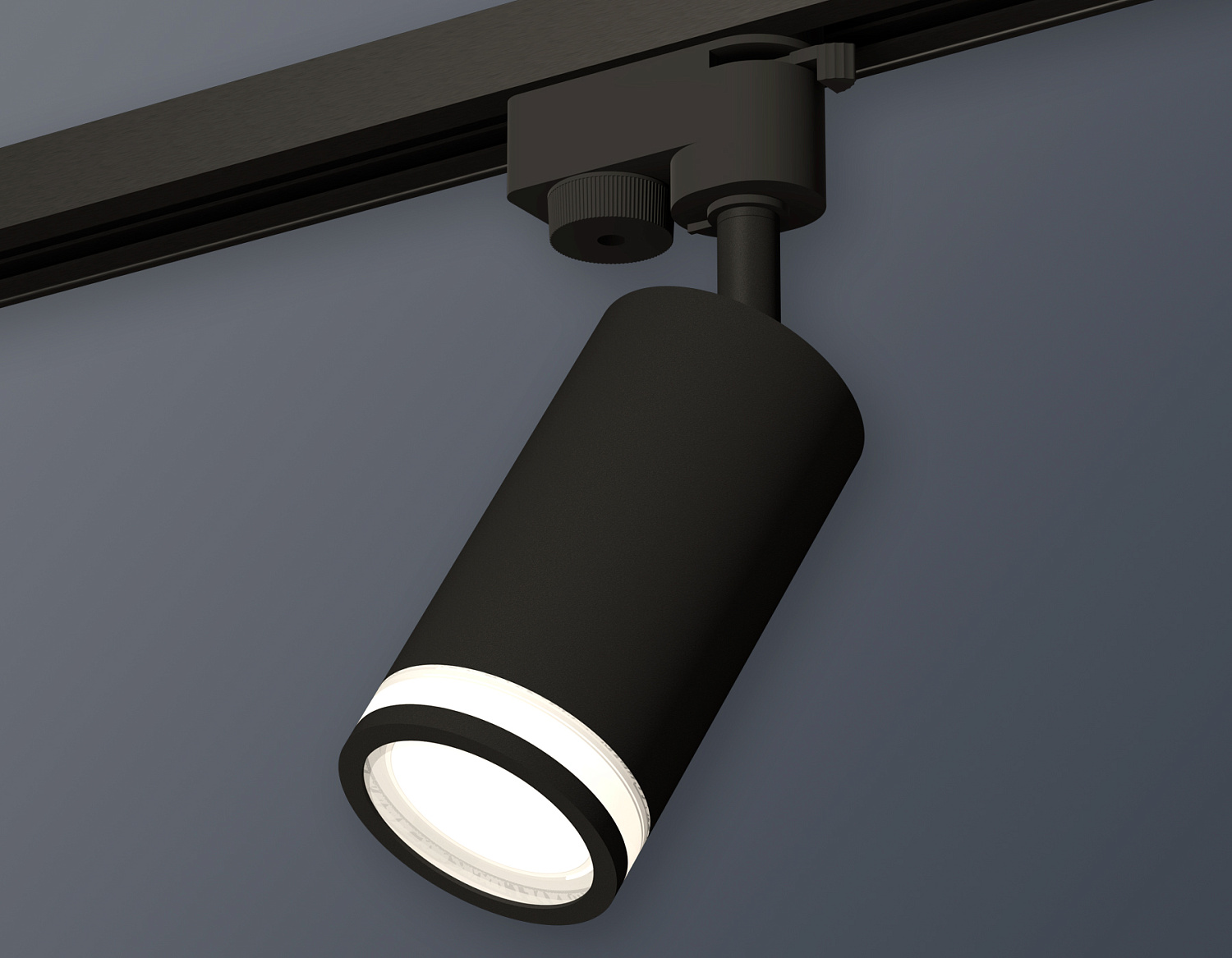 Комплект трекового однофазного светильника XT6323101 SBK/FR черный песок/белый матовый MR16 GU5.3 (A2521, C6323, N6221)