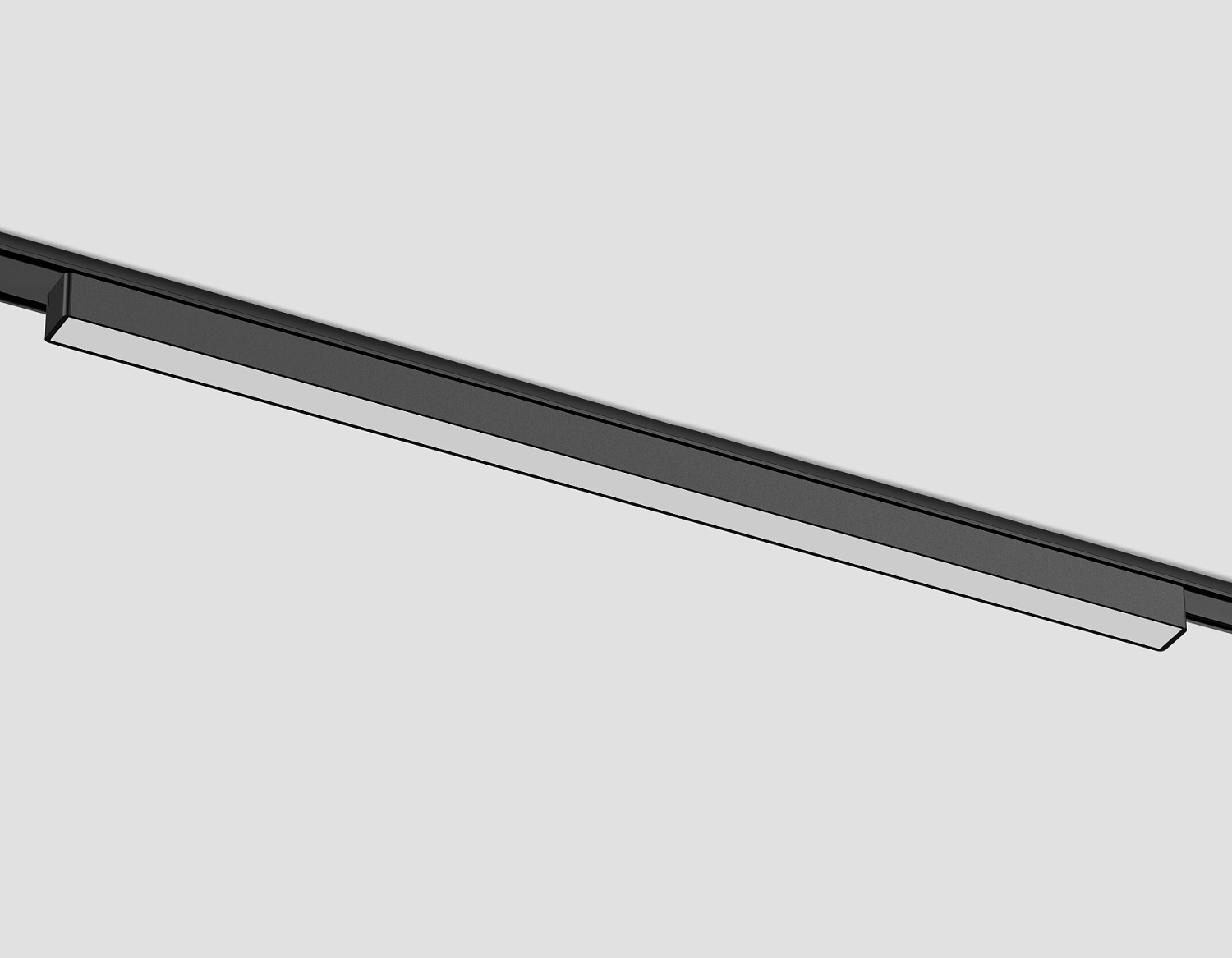Светильник светодиодный трековый для шинопровода Magnetic Ultra Slim GV1455 BK черный IP20 20W 4200K 48V 615*26*24
