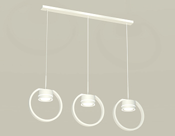 Комплект подвесного светильника с акрилом XB9106151/3 SWH/FR белый песок/белый матовый GX53 (C9106, N8433)