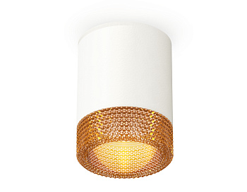 Комплект накладного светильника с композитным хрусталем XS6301044 SWH/CF белый песок/кофе MR16 GU5.3 (C6301, N6154)