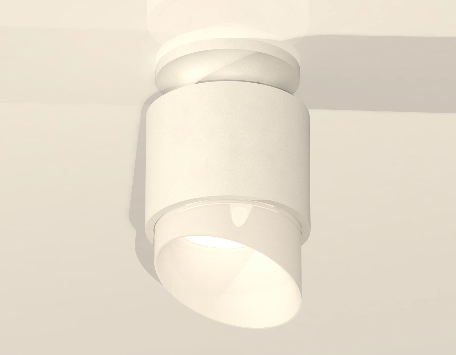 Комплект накладного светильника с акрилом XS7510046 SWH/FR белый песок/белый матовый MR16 GU5.3 (N7925, C7510, N7175)