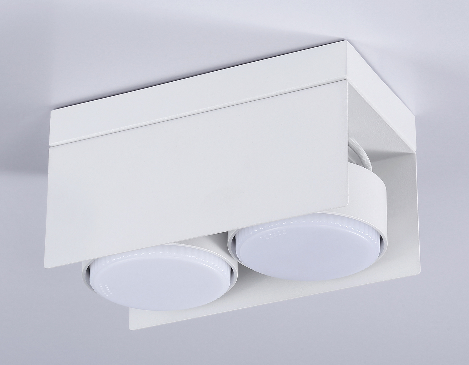 Накладной поворотный светильник со сменной лампой GX53 TN70845/2 SWH белый песок GX53/2 172*92*92